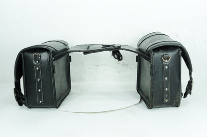 2012 - 2026 Harley-Davidson Sportster Iron 883 Rear Left Right Saddlebags Luggage Leather QINGROCK
