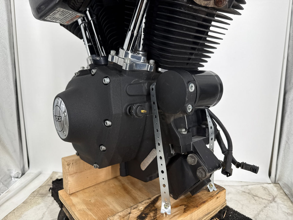 16 Harley Dyna Fat Bob FXDF 103 OEM EFI Twin Cam 103 Engine Motor air-cooled 7K