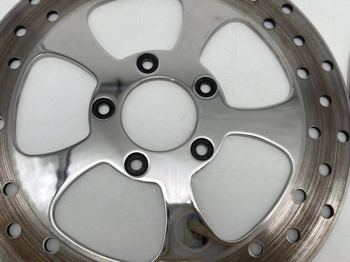 2007 Harley Street Glide Touring FLHX OEM Front Brake Rotors Disc Pair
