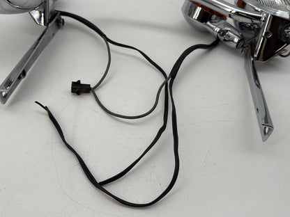 1991 Harley Heritage Softail Classic FLSTC OEM Front Turn Signal Indicators Aux Light Bar