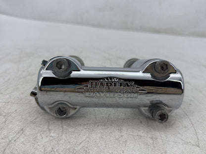 2013 Harley Heritage Softail Classic FLSTC OEM Front Handlebar Riser Top Clamp Chrome