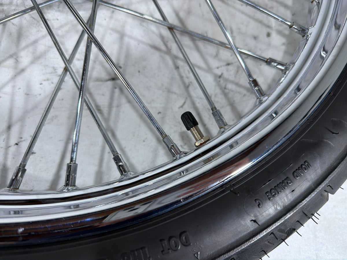 2006 Harley Softail Deuce FXSTDI OEM Front Wheel Rim Tire Spoked 90/80-21 21"