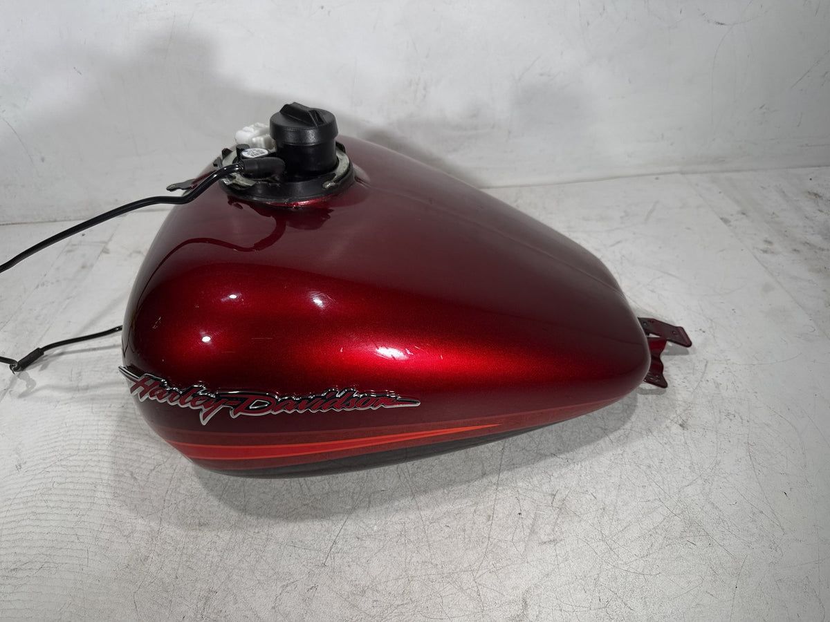 2009 Harley Electra Glide Touring CVO Fuel Gas Tank Gasoline Reservoir DENTED