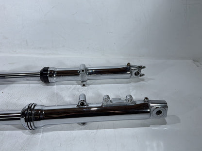 2000 Harley Dyna FXDWG Wide Glide OEM Front Triple Tree Set & LH RH Fork Legs Sliders