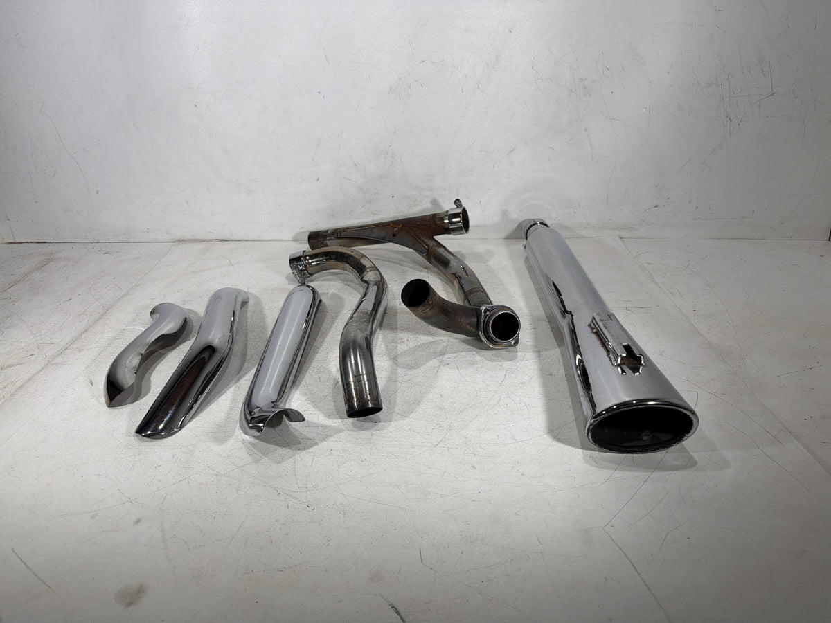 1997 Harley Road King Touring FLHR OEM Exhaust System Header Pipe w/ Muffler