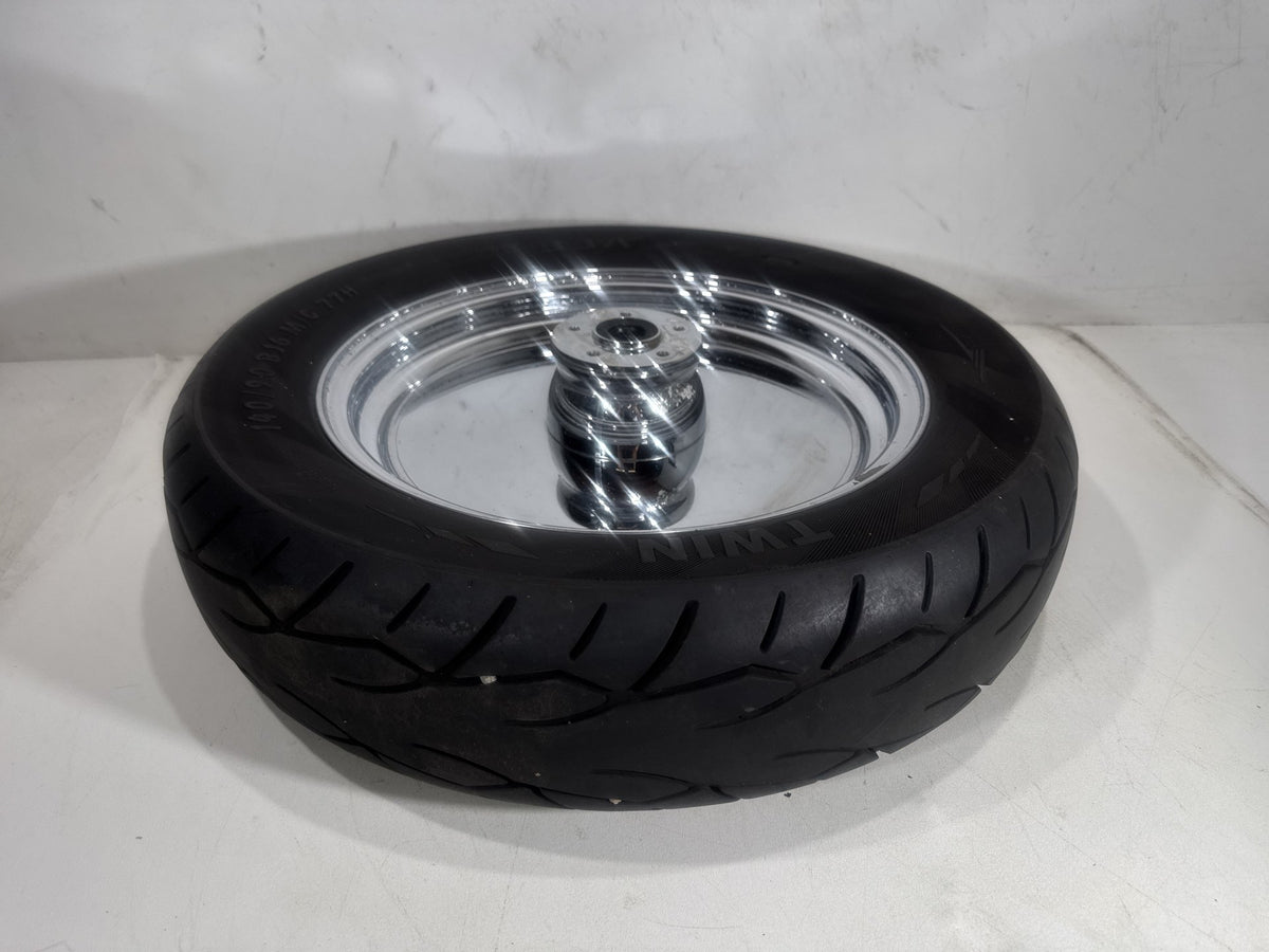 94 Harley Softail Custom FXSTC OEM Rear Wheel Rim Tire 140/90B16 77H 16" Chrome