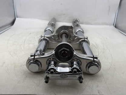2007 Harley Dyna Street Bob FXDBI OEM Front Triple Tree Set & LH RH Fork Legs Sliders