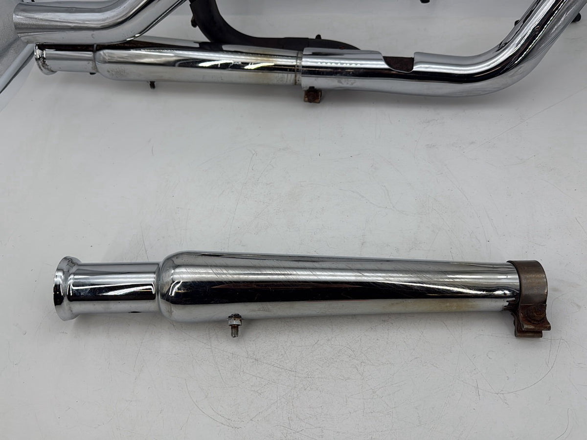 2006 Harley Dyna FXDI Super Glide OEM Exhaust Header Pipes Muffler