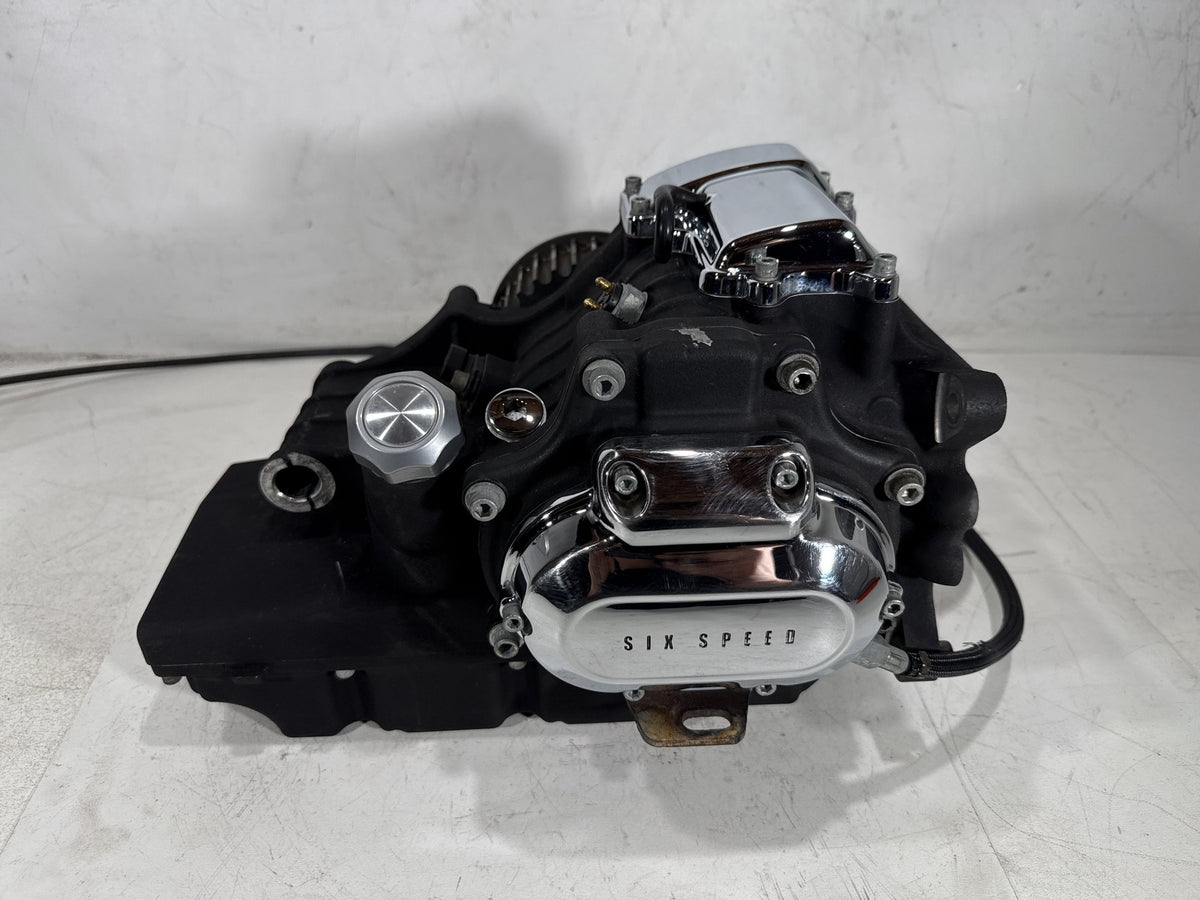 11 Harley Electra Glide Touring Police 6 Speed Transmission Gearbox 28K CRACKED