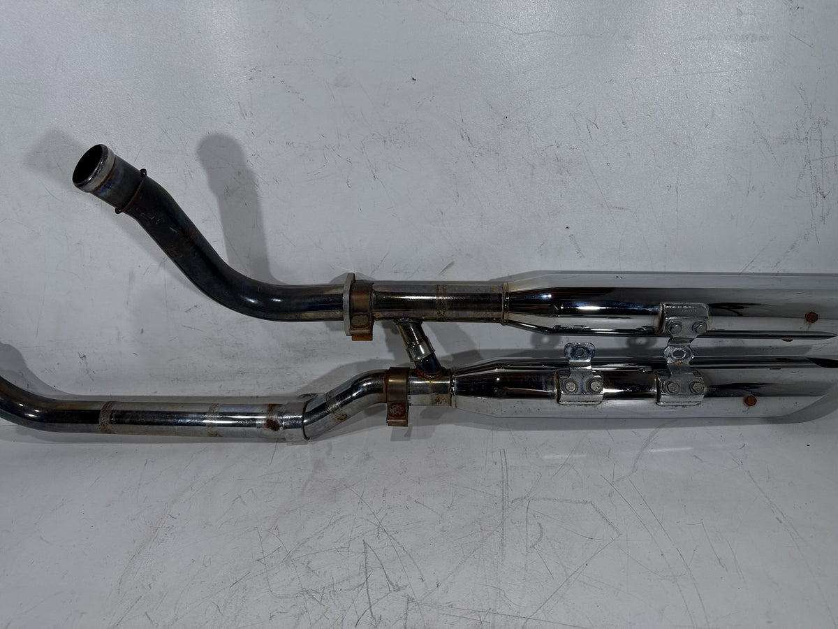 2003 Harley Softail Deuce FXSTDI OEM Exhaust Header Muffler Pipes Screamin Eagle
