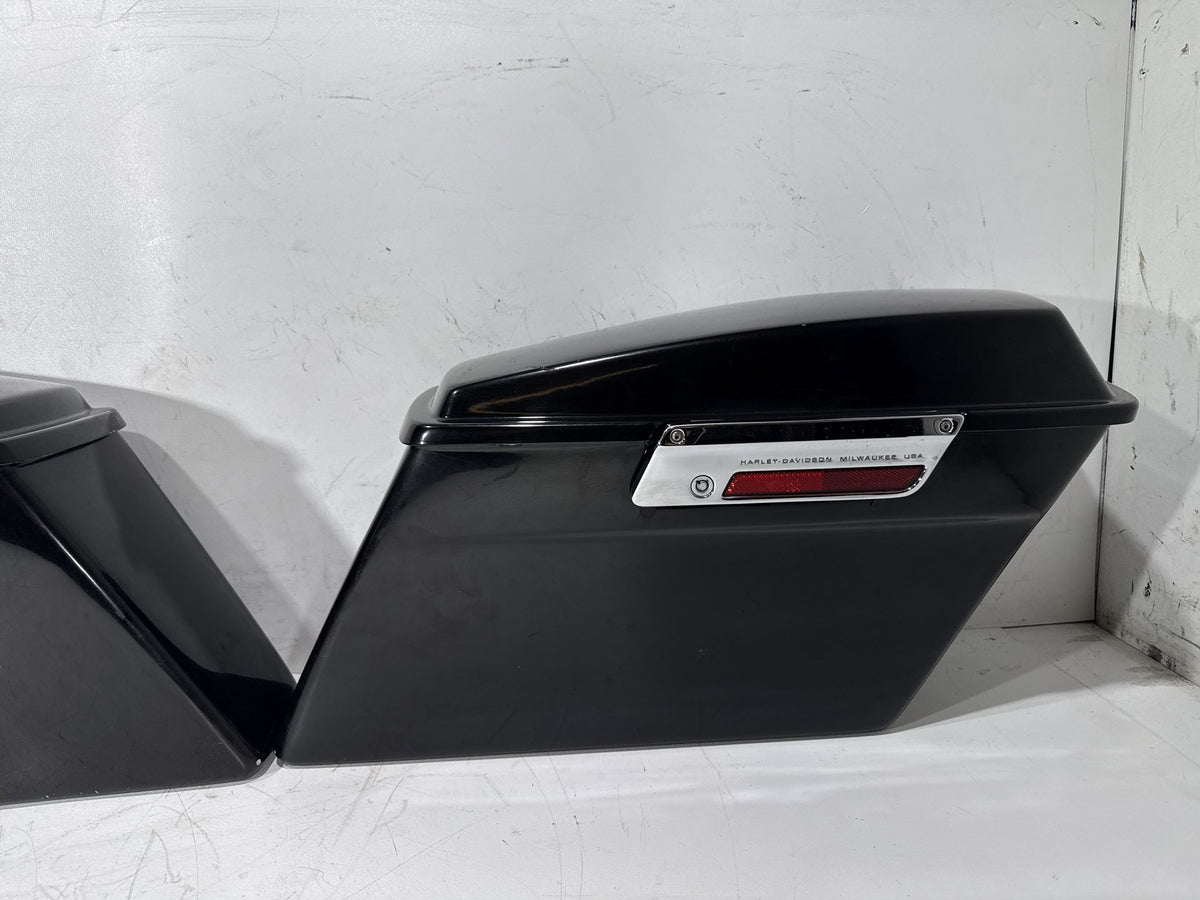 2002 Harley Electra Glide Touring FLHT OEM Left Right Saddlebags Luggage NOKey