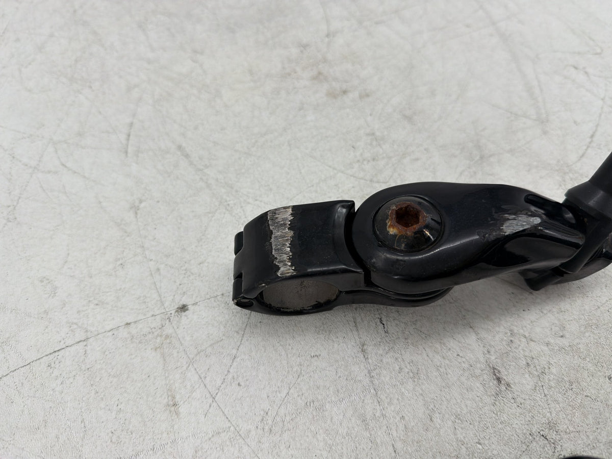 2004 Harley Electra Glide CVO Eagle OEM Left Right Driver Footpeg Bracket Mounts