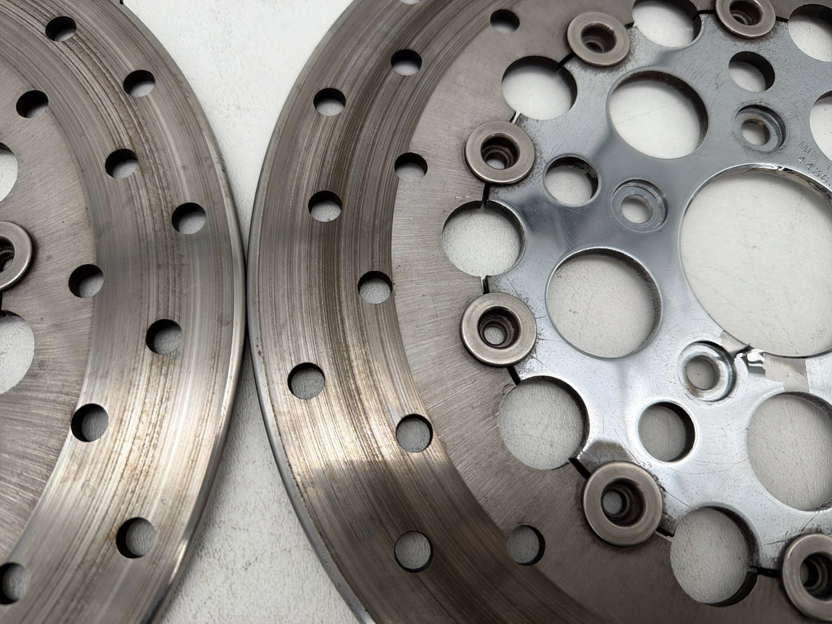 2007 Harley Electra Glide Touring CVO Eagle OEM Front Brake Rotors Disc Pair