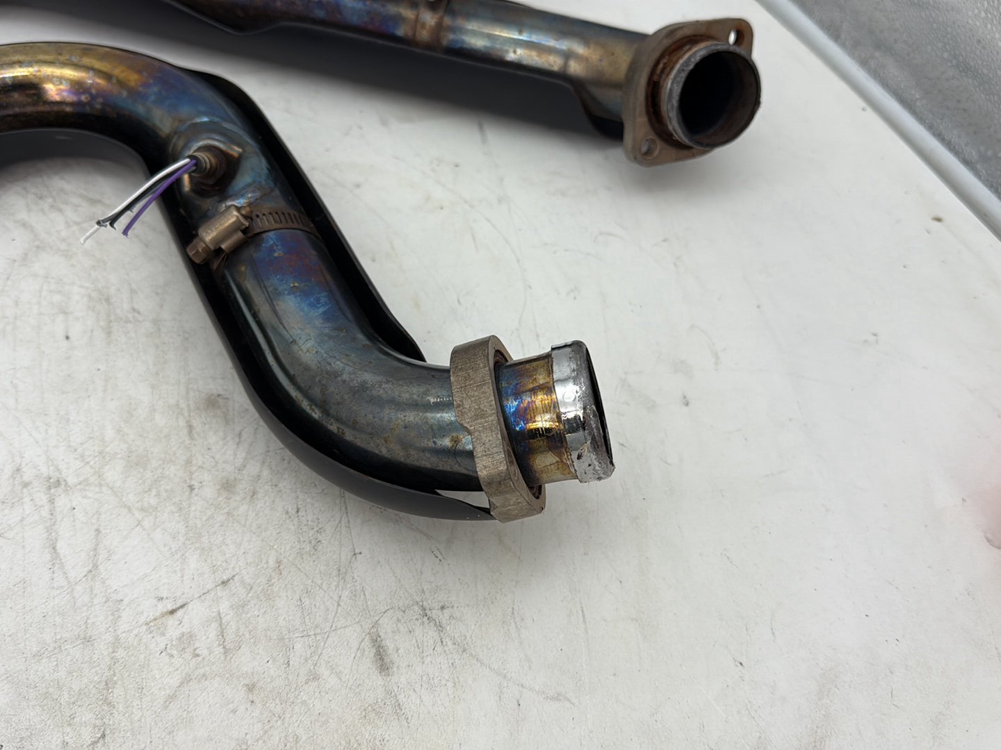 2012 Harley Dyna FXDF Fat Bob OEM Exhaust Header Pipes Vance & Hines