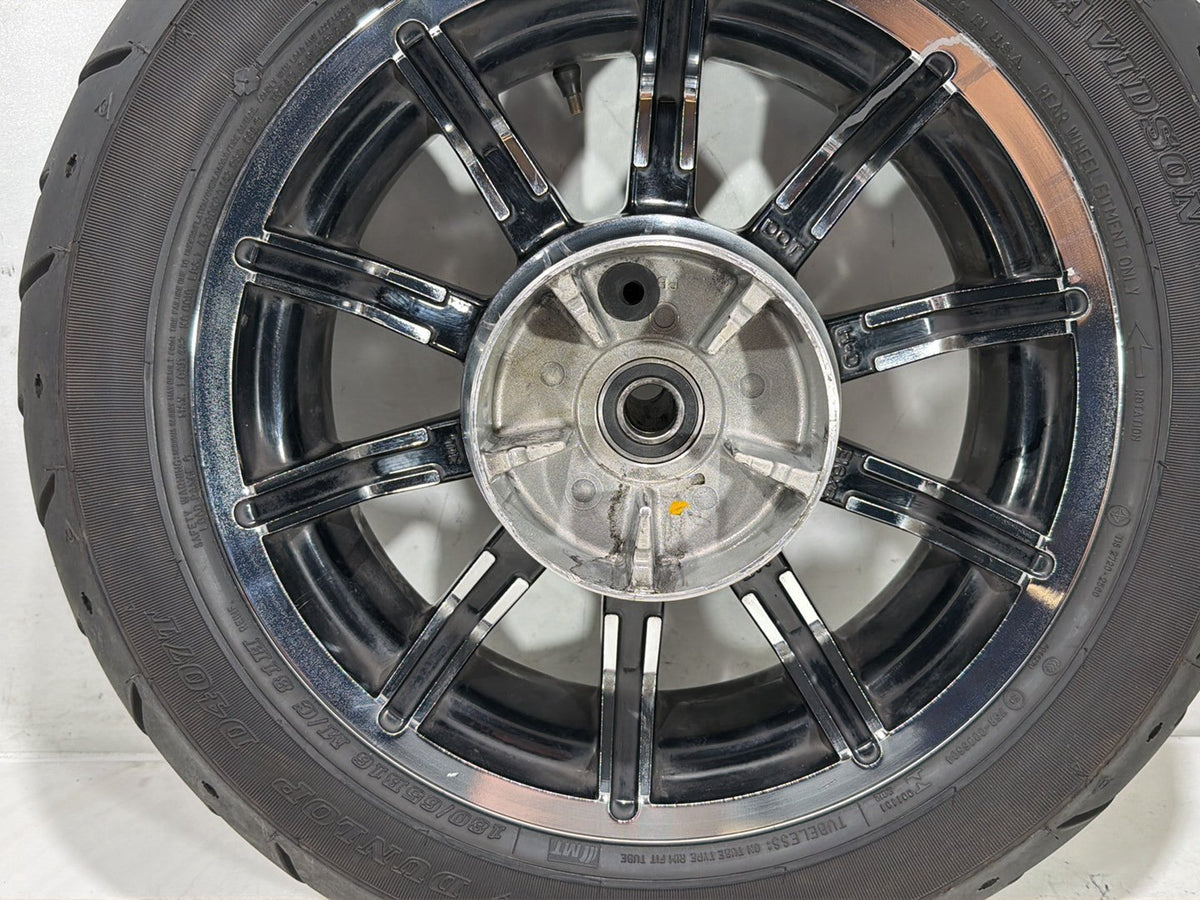 2014 Harley Electra Glide Touring Ultra OEM Rear Wheel Rim Tire 180/65B16 16"