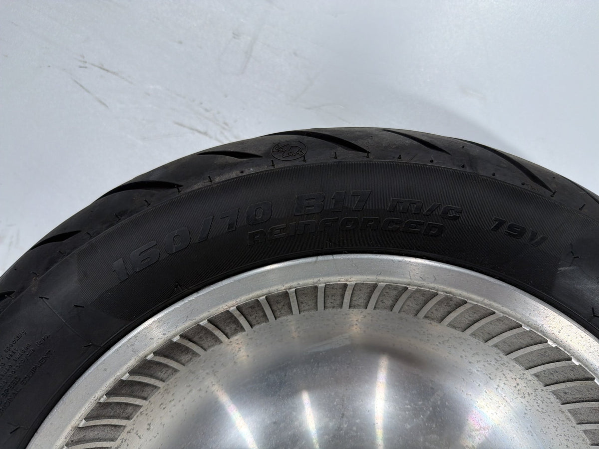 2001 Harley Softail Deuce FXSTD OEM Rear Wheel Rim Tire 160/70-17 17"