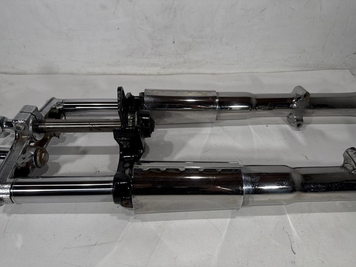 1995 Harley Heritage Softail OEM Front Triple Tree Set & LH RH Fork Legs Sliders