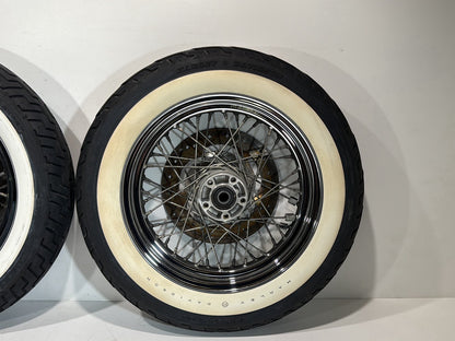 1999 - 2006 Harley-Davidson Touring Electra Glide Classic Front Rear Wheel Rim Tire Spoked 40975-05A