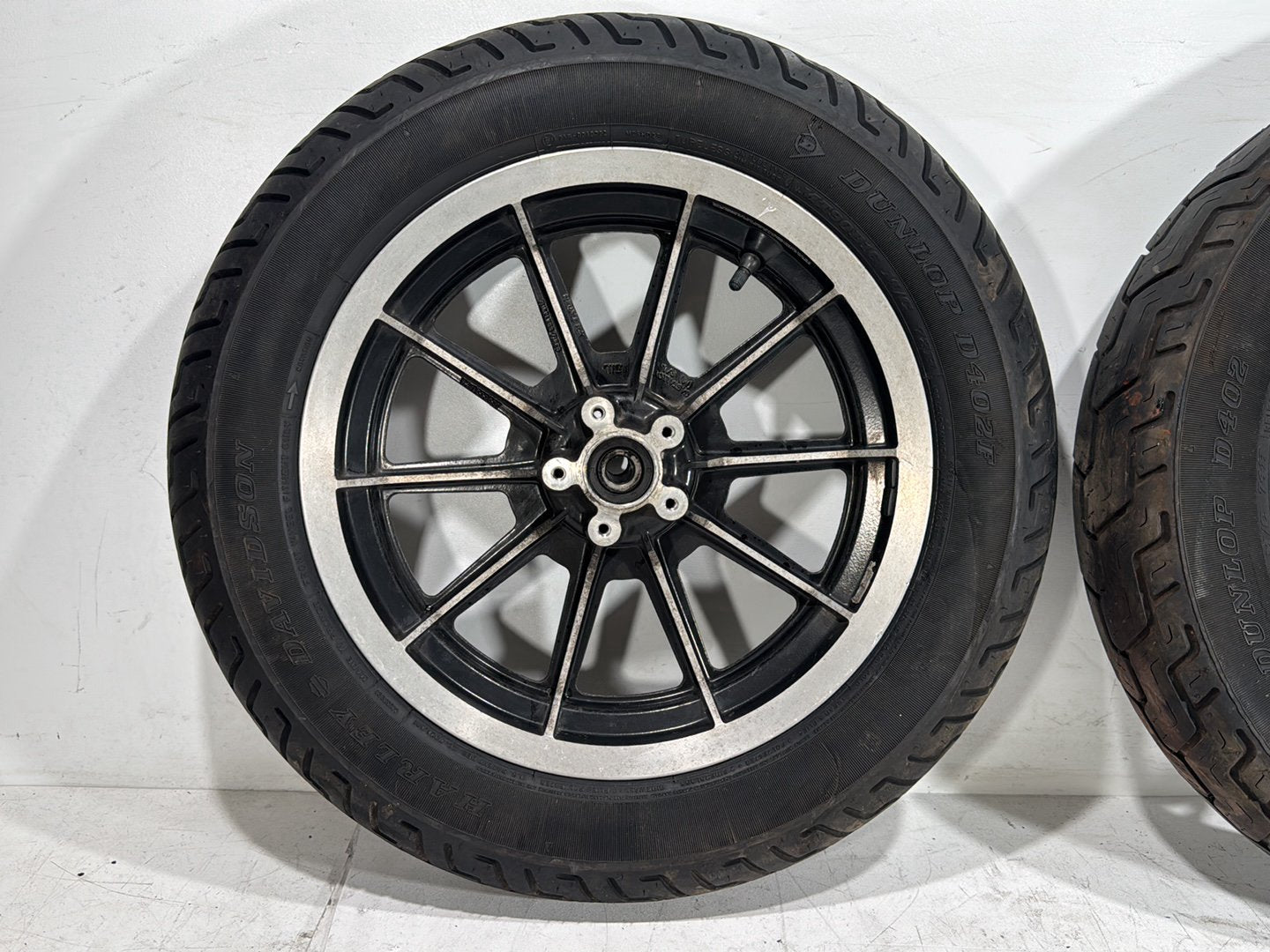 1997 Harley Road King Touring Police Front & Rear Wheel Rim Tire 43402-87A 16"