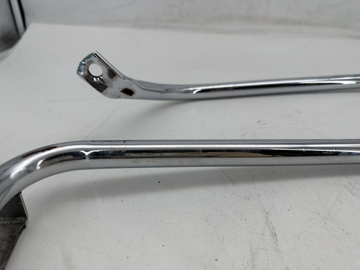 06 Harley Road King Touring Custom OEM Rear Left Right Saddlebag Guard Rails Bar
