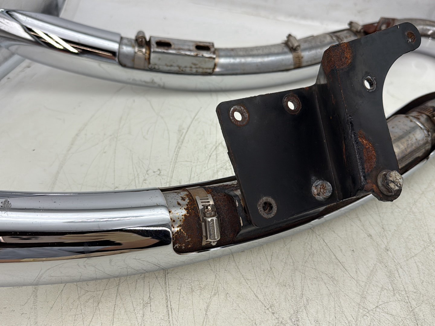 2012 Harley Dyna Super Glide Custom FXDCI OEM Exhaust System Header Pipe