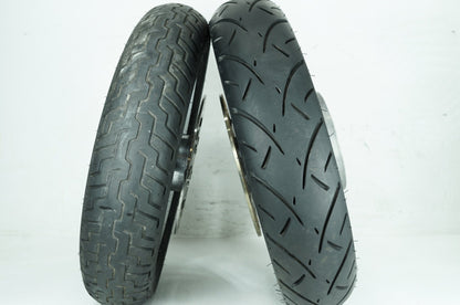 2007 - 2012 Harley-Davidson Touring Electra Glide Ultra Front & Rear Wheel Rim Tire 55035-11, 43332-04