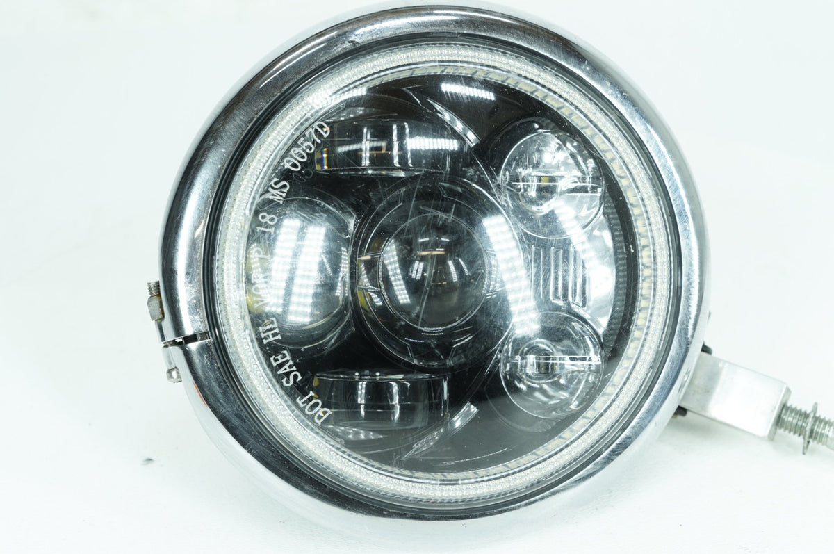 2009 Harley Dyna Super Glide Custom OEM Headlight Headlamp Head Lamp Light LED