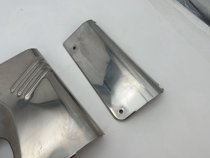 2007 Harley Softail Heritage Classic FLSTC OEM Front Left Right Fork Tube Slider Guard Covers