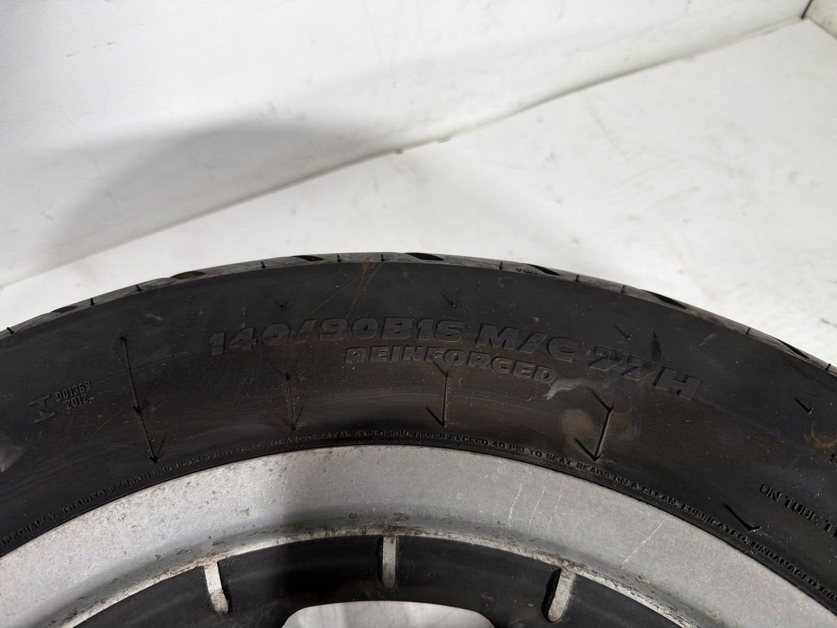 2008 Harley Electra Glide Touring Ultra OEM Rear Wheel Rim Tire 140/90B16