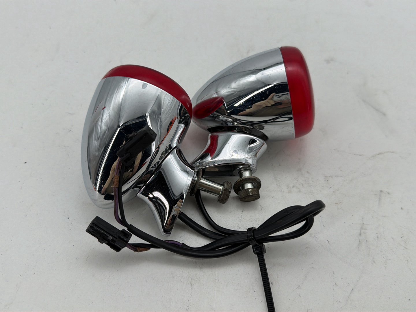 2008 Harley Dyna Fat Bob FXDF OEM Rear Left & Right Turn Signals