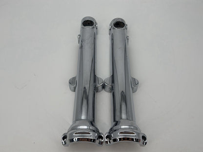 1999 - 2006 Harley-Davidson Dyna Low Rider Front Left & Right Fork Legs Sliders Chrome