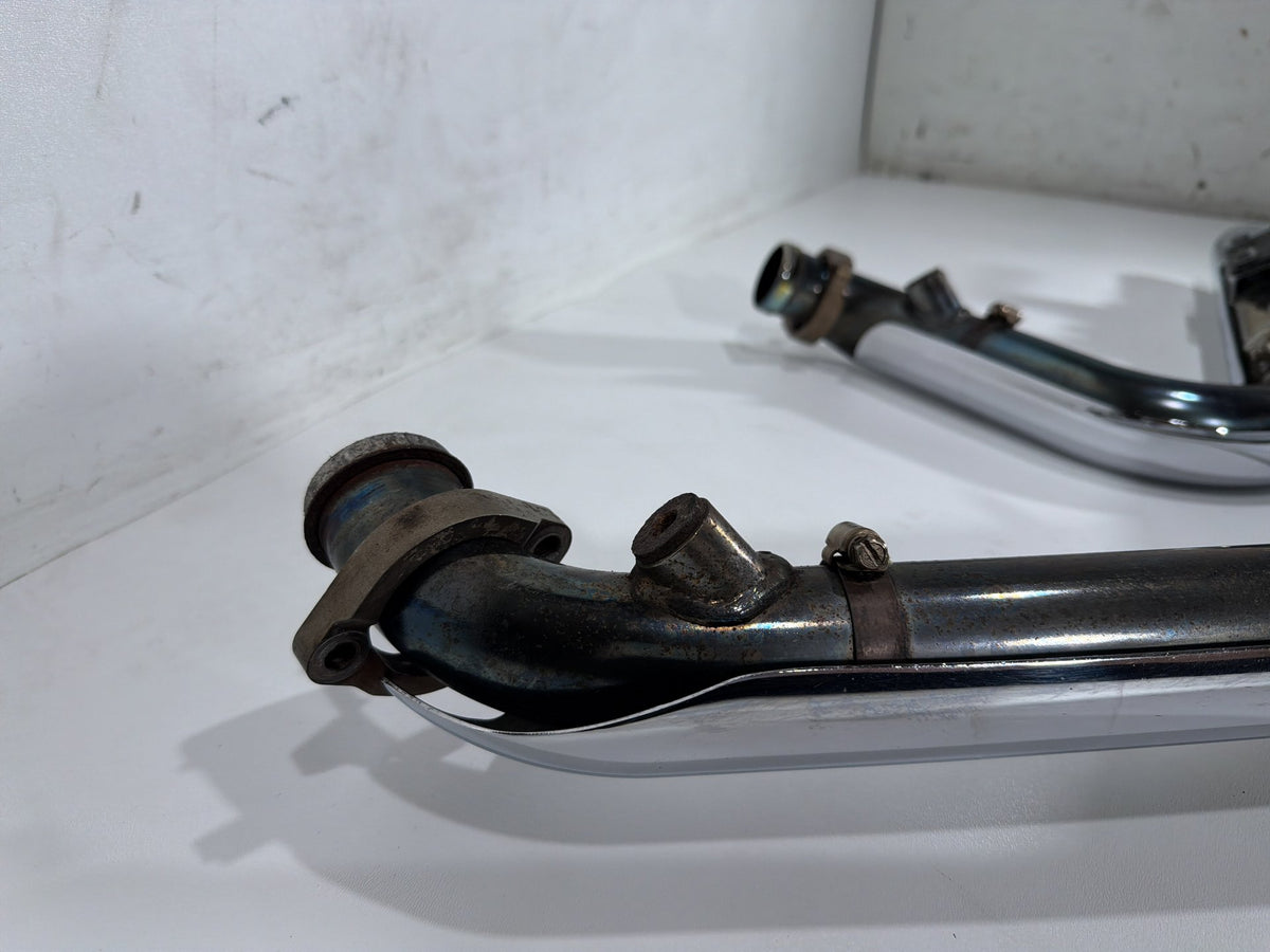 2008 Harley Softail Custom FXSTC OEM Exhaust Header Pipes Vance & Hines
