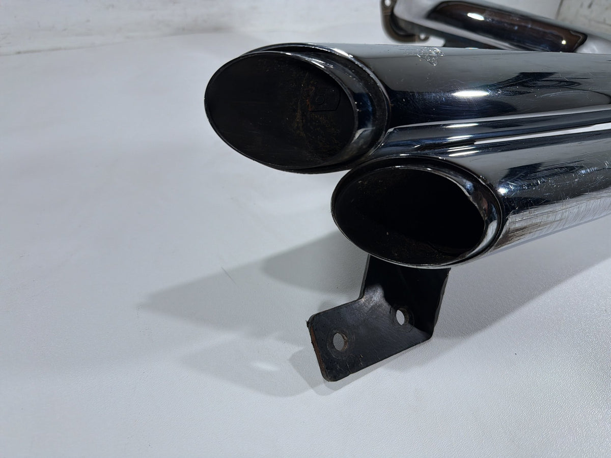 2008 Harley Softail Custom FXSTC OEM Exhaust Header Pipes Vance & Hines