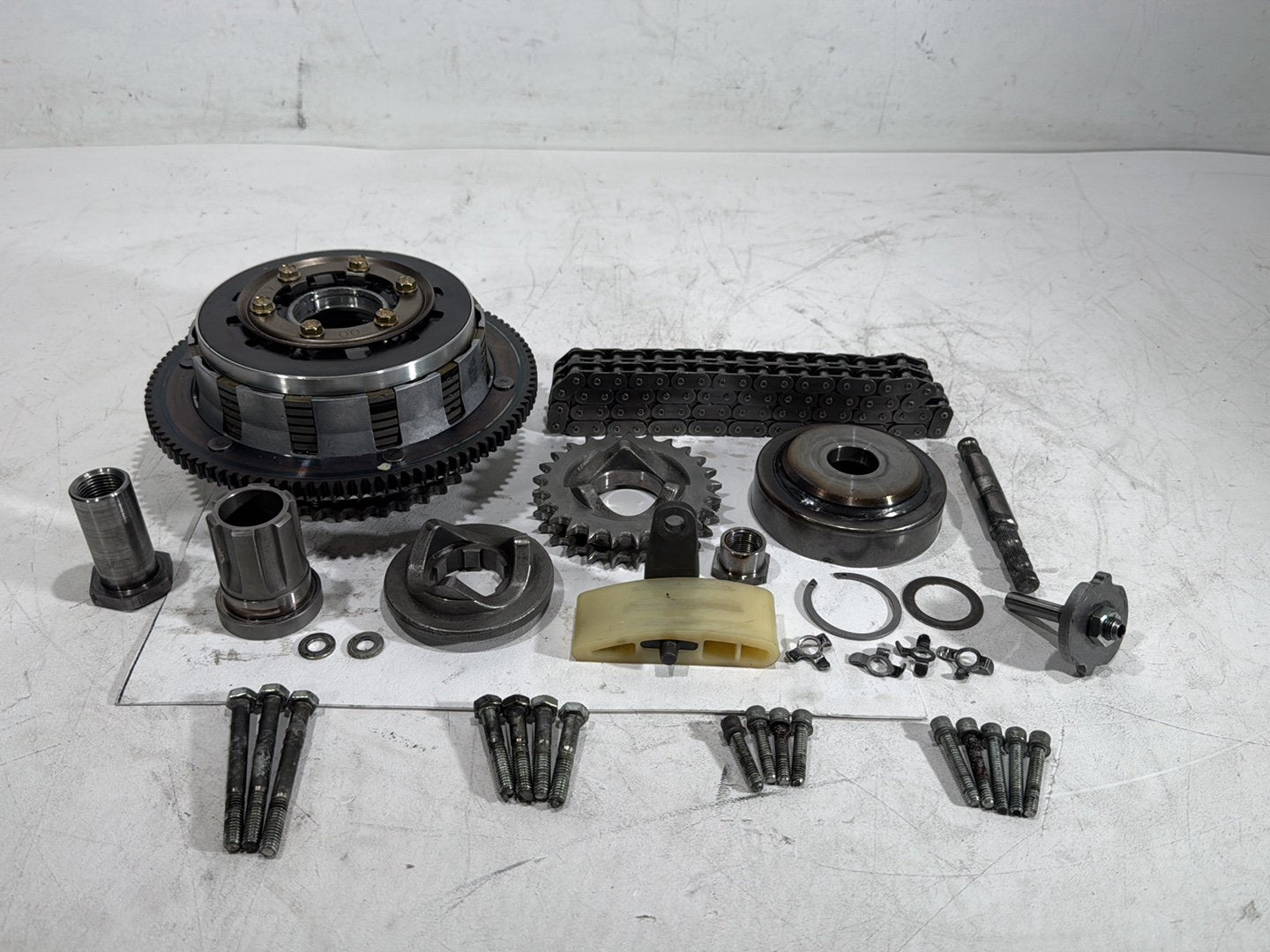 2003 Harley Road King Touring FLHRCI Classic OEM Clutch Basket Chain Tensioner Kit