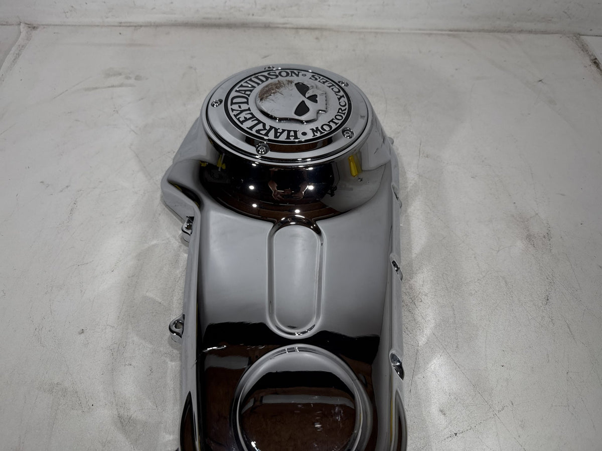2011 Harley Softail Deluxe FLSTN OEM Outer Primary Clutch Cover SCRATCHED