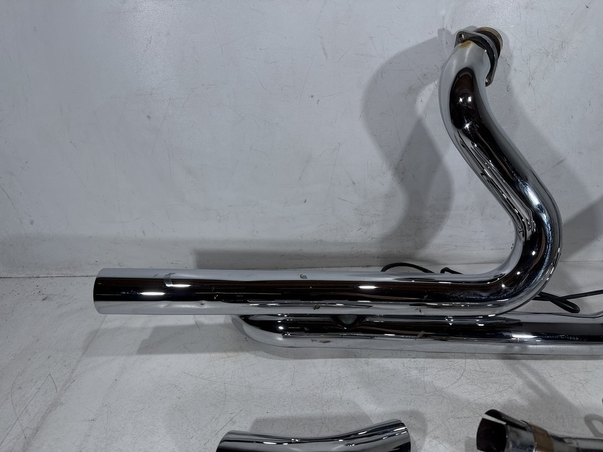 2012 Harley Street Glide Touring FLHX OEM Exhaust Header Pipes Muffler