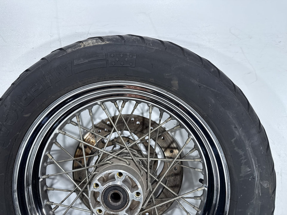2001 Harley Heritage Softail Classic OEM Rear Wheel Rim Tire Spoked MT90B16 16"