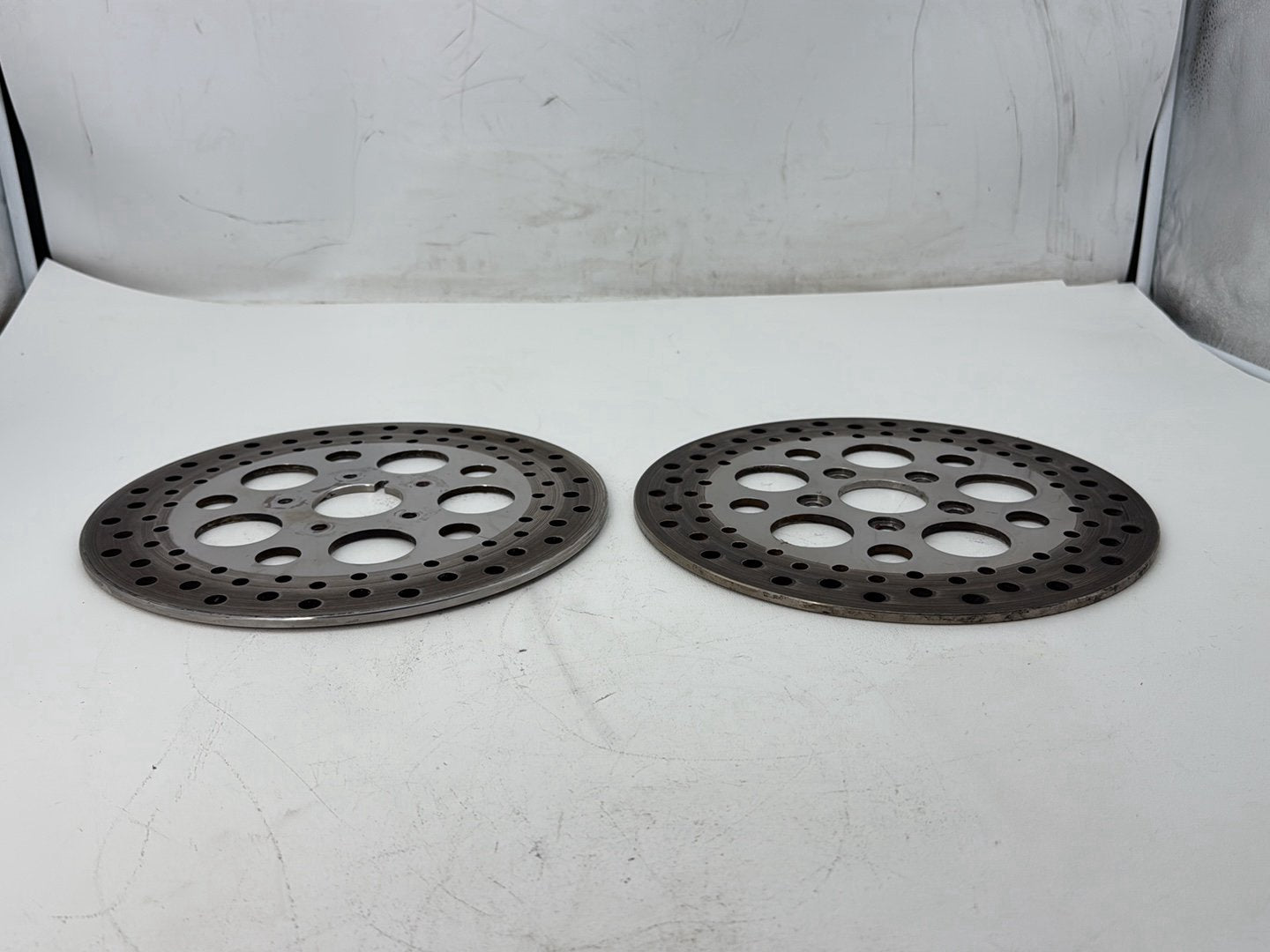 1991 Harley Heritage Softail Classic FLSTC OEM Front Brake Rotors Disc Pair
