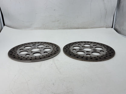 1991 Harley Heritage Softail Classic FLSTC OEM Front Brake Rotors Disc Pair