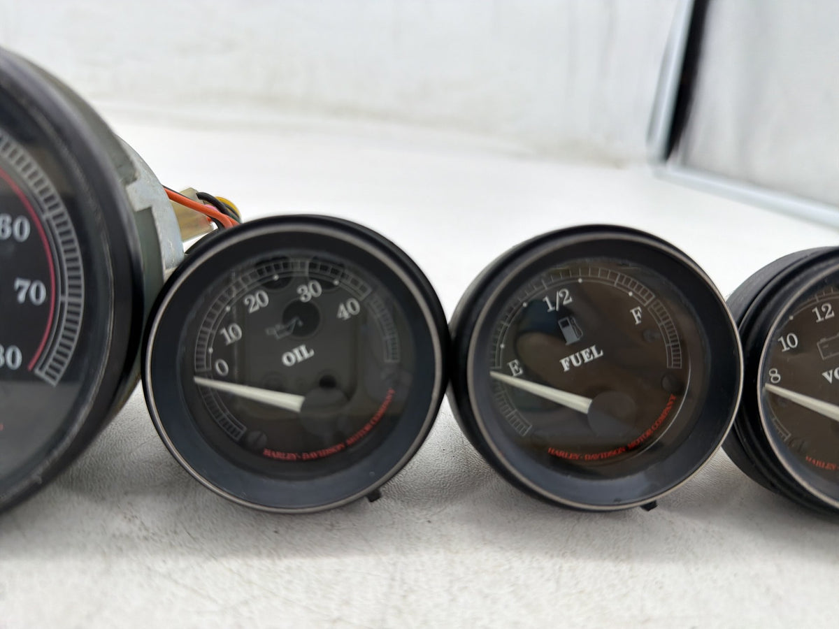 1996 Harley Electra Glide Touring OEM Air Oil Volt Fuel Tacho Speedo Gauges 78K