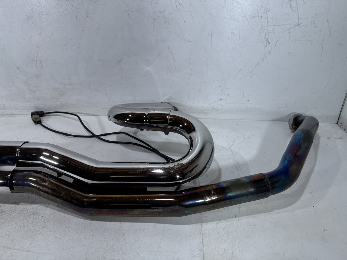 2011 Harley Electra Glide Touring Police OEM Exhaust Header Pipes Muffler