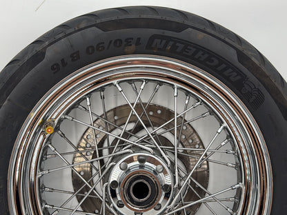 2007 Harley Softail Heritage Classic FLSTC OEM Rear Wheel Rim Tire Spoked