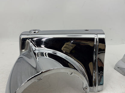 2006 Harley Touring FLHRI Road King OEM Left & Right Headlamp Nacelle Covers