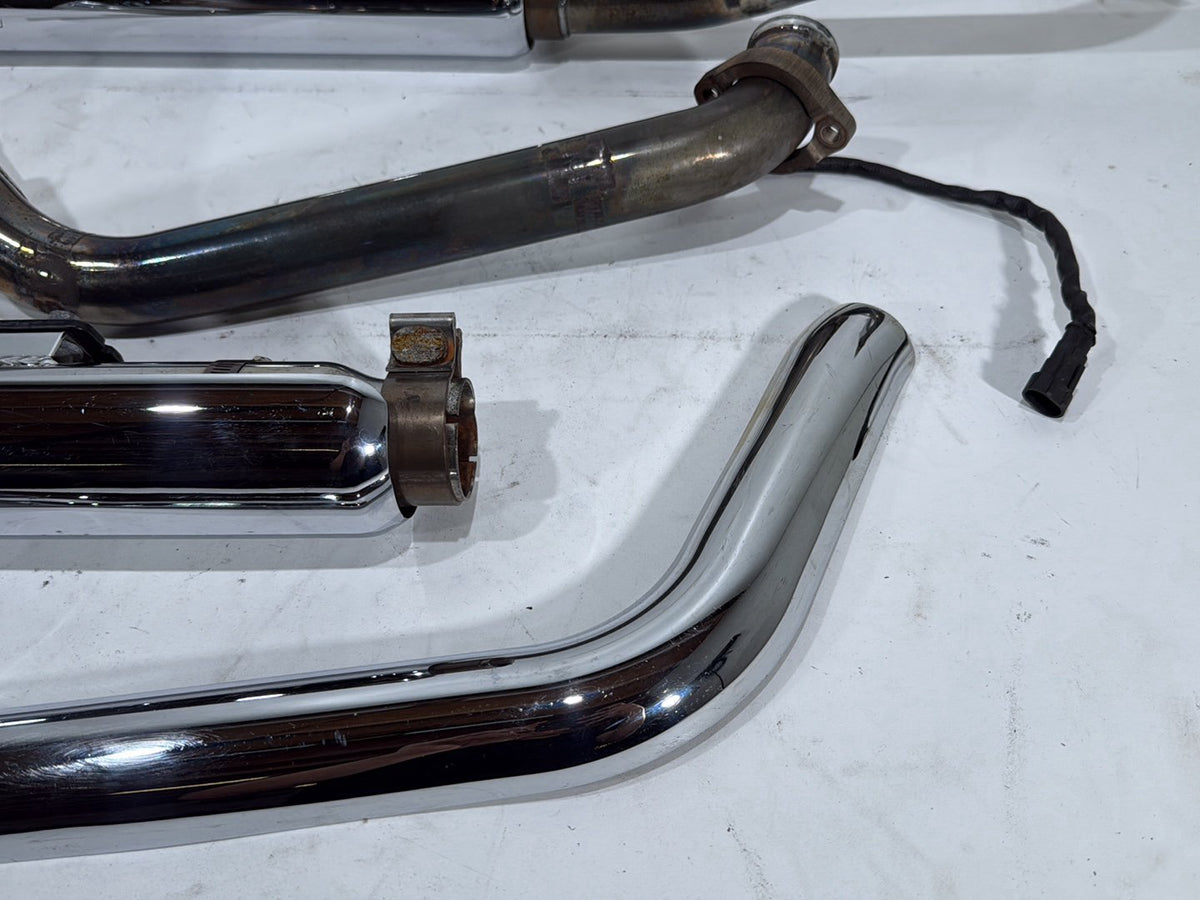 2007 Harley Softail Standard FXST OEM Exhaust Header Pipes Muffler