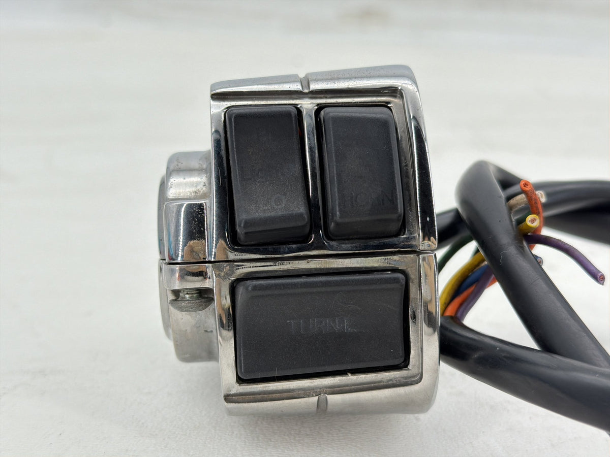 1995 Harley Heritage Softail OEM Left Turn Signal Headlight Switches Controls