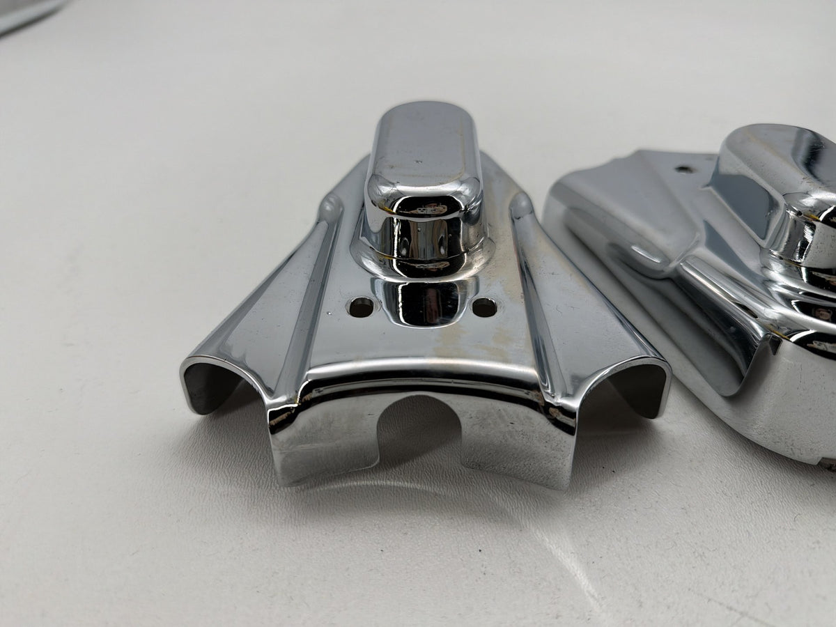 1994 Harley Softail Custom FXSTC Trim Rear Wheel Axle Nut Covers Caps Kuryakyn