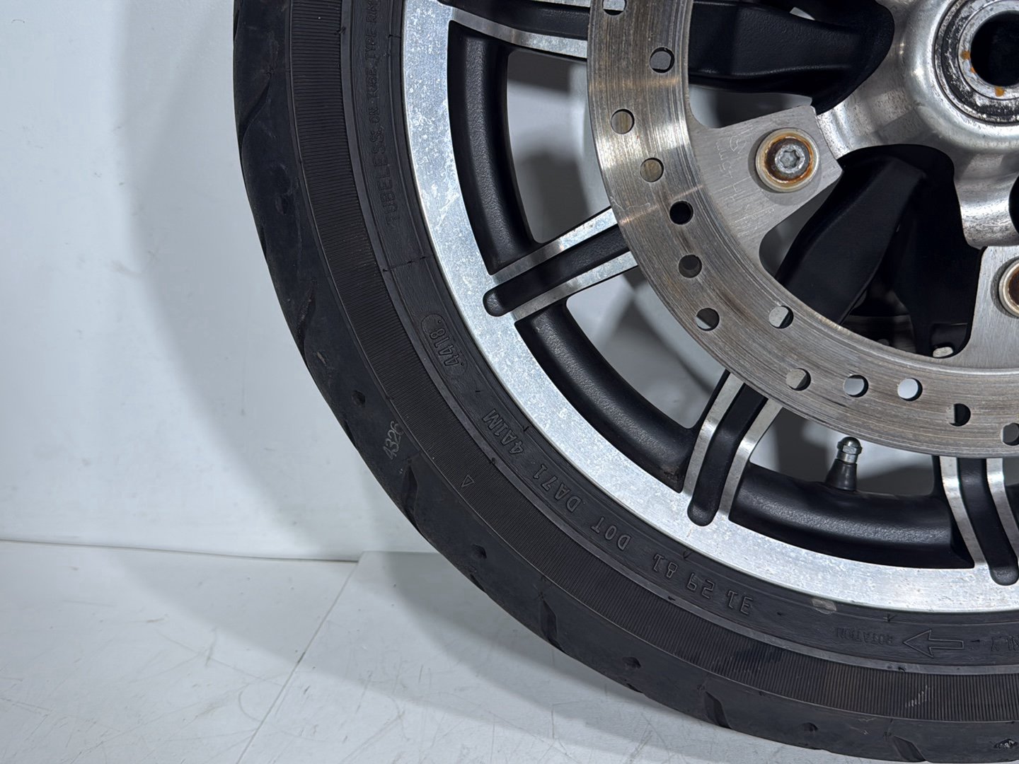 2015 Harley Touring FLHXS Street Glide OEM Front Wheel Rim Tire