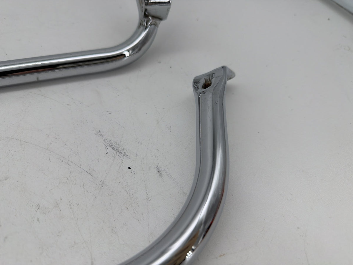 06 Harley Road King Touring Custom OEM Rear Left Right Saddlebag Guard Rails Bar