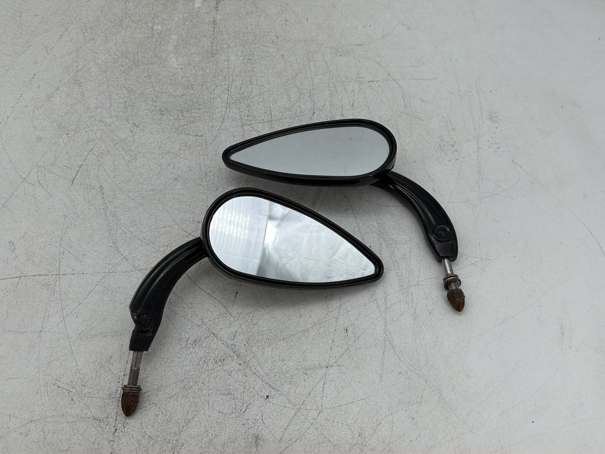 2005 Harley Road King Touring Police Left Right Rear View Mirror WILLIE G SKULL