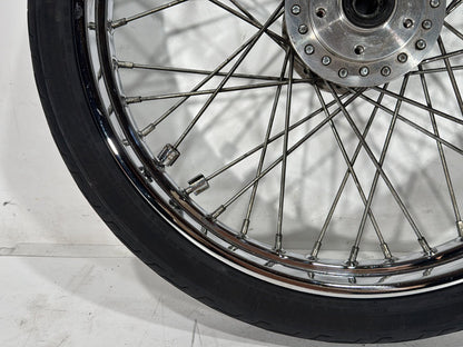 1997 Harley Sportster 1200 Custom XL1200C OEM Front Wheel Rim Tire Spoked